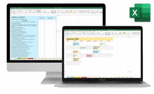 Excel planer i kalendarz